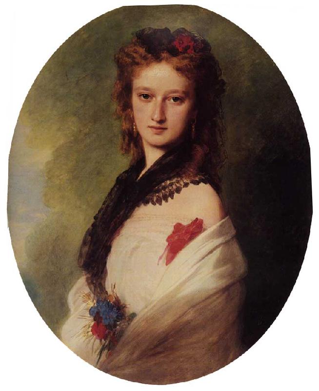 Franz Xaver Winterhalter Zofia Potocka, Countess Zamoyska Sweden oil painting art